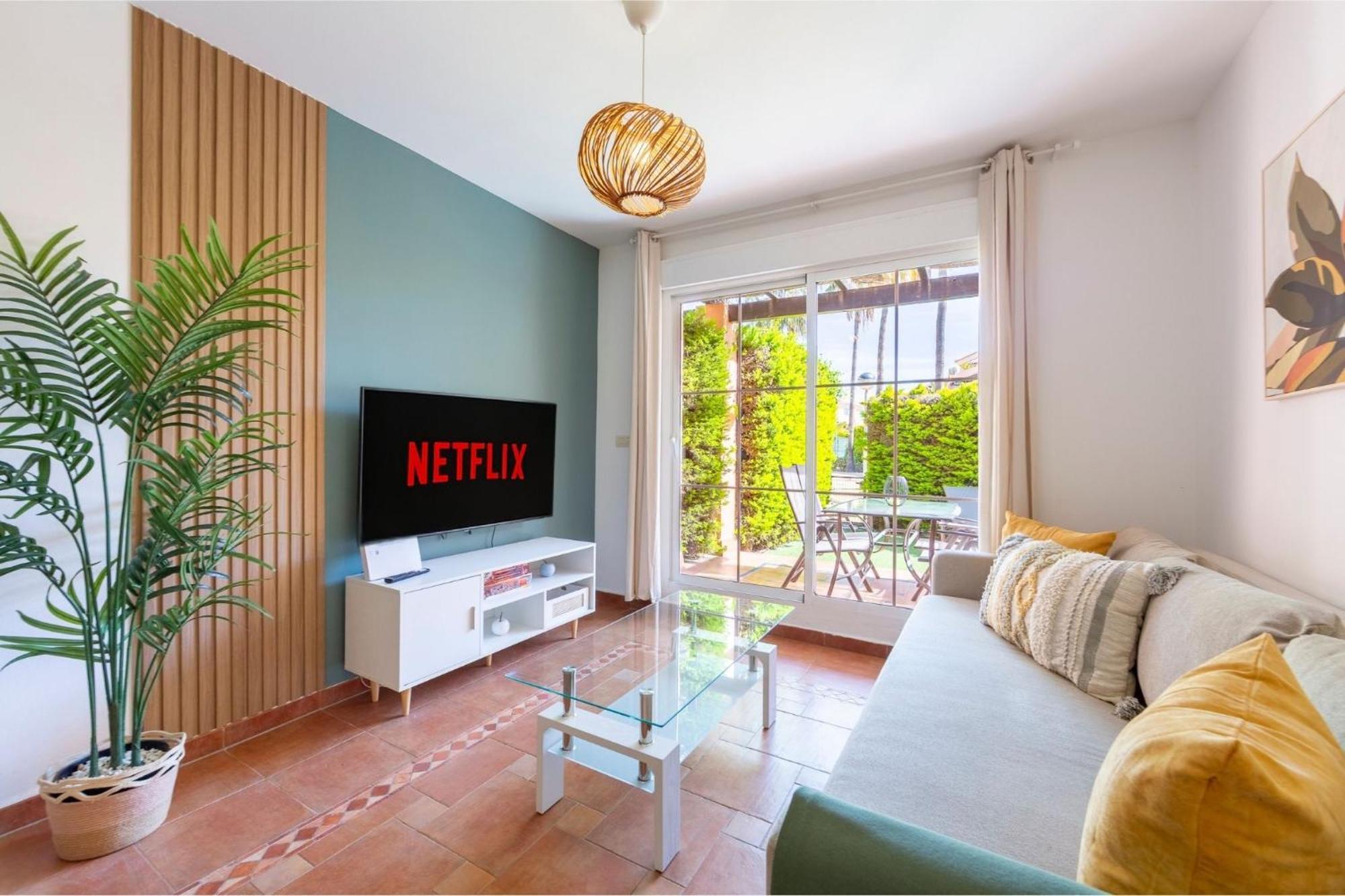 Jardin Privado # Netflix # Playa A 8Min # Wifi # Familia # Apartamento Vera Exterior foto